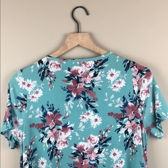 Peach Love California Floral Shift Dress (Medium) - Picture 5 of 8